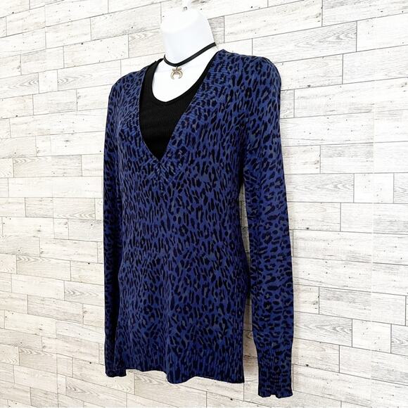 EXPRESS DESIGN STUDIO Leopard Print Pullover Sweater, M - Picture 5 of 10